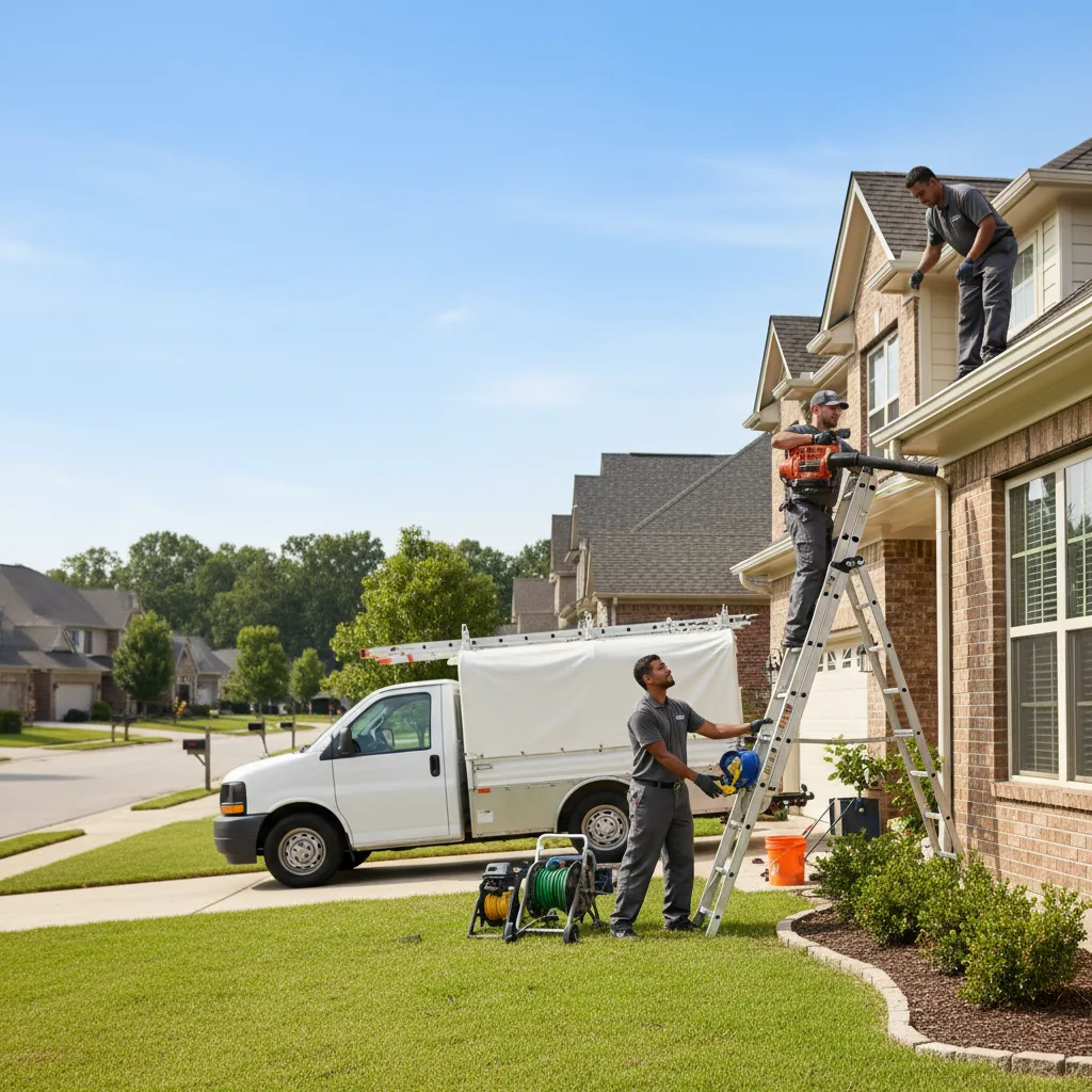 Home Gutter Service in Mcdade, TX near me